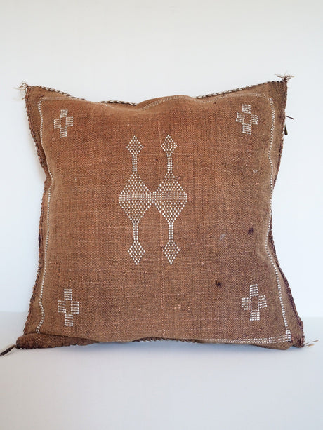 Cactus silk pillow - brown - 2 - Äventyr